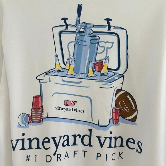 NWT Vineyard vines game-day NFL 100% cotton long sleeve clean fresh look - Picture 3 of 7